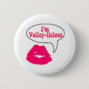 Chapa Redonda De 5 Cm Voleo-licious de VolleyChick