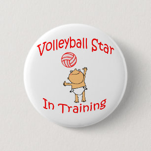 Chapa Redonda De 5 Cm VolleyBaby de VolleyChick