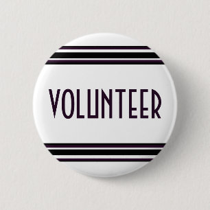 Chapa Redonda De 5 Cm Voluntario