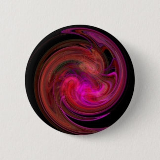Chapa Redonda De 5 Cm VORTEX DE LUZ ROJA DE ROJO NEGRO,Arte fractal