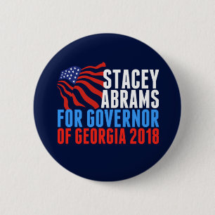 Chapa Redonda De 5 Cm Vota a Stacey Abrams para gobernador de Georgia 20