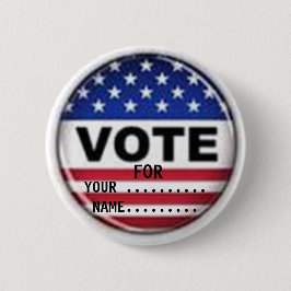 CHAPA REDONDA DE 5 CM VOTA POR TU CANDIDATO......