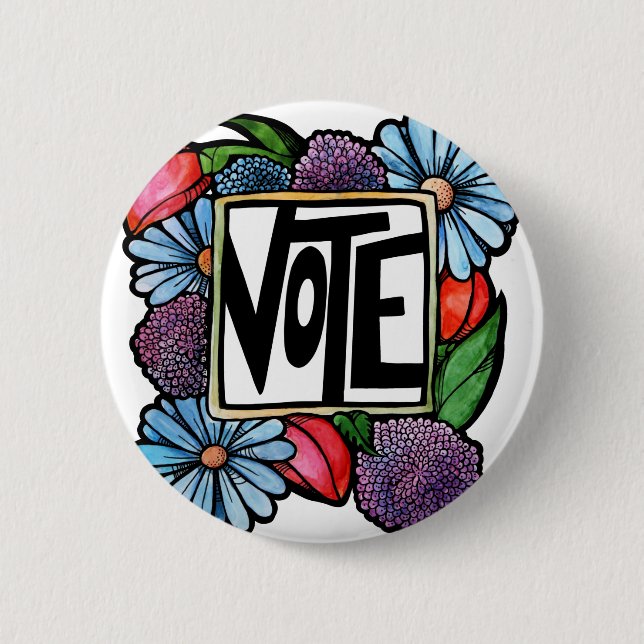 CHAPA REDONDA DE 5 CM VOTACIÓN (Anverso)