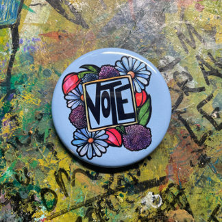 CHAPA REDONDA DE 5 CM VOTACIÓN