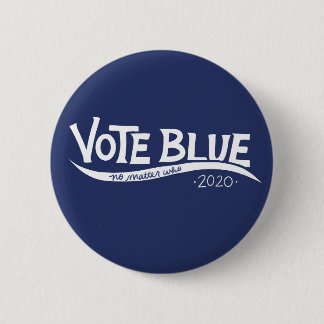 Chapa Redonda De 5 Cm Votar azul sin importar quién sea la elección de 2