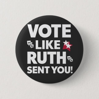 Chapa Redonda De 5 Cm votar como ruth te envió