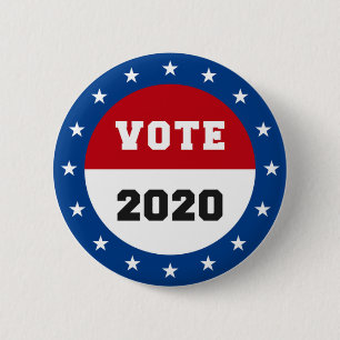Chapa Redonda De 5 Cm Votar las elecciones de 2020