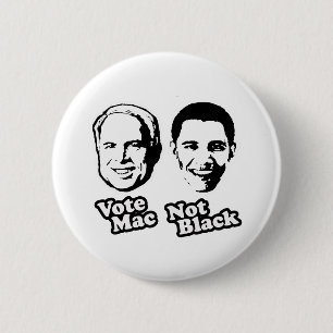 CHAPA REDONDA DE 5 CM VOTAR MAC NO NEGRO