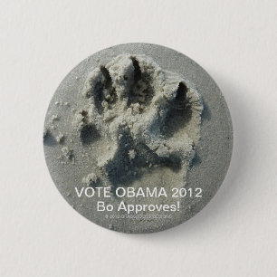 CHAPA REDONDA DE 5 CM VOTAR OBAMA 2012 BO APRUEBA!