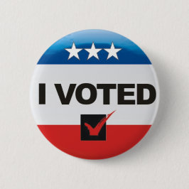 Chapa Redonda De 5 Cm Voté El Día De Elecciones De 2020 Simple, No Parti