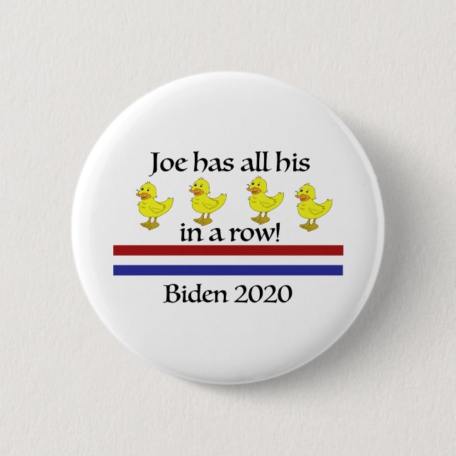 Chapa Redonda De 5 Cm Vote Joe Biden 2020 (Anverso)