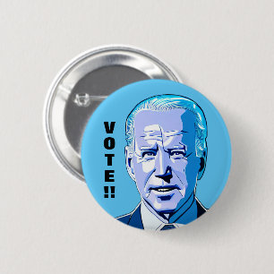 Chapa Redonda De 5 Cm ¡VOTEN! Joe Biden Artwork 1 Personalizado Textos y