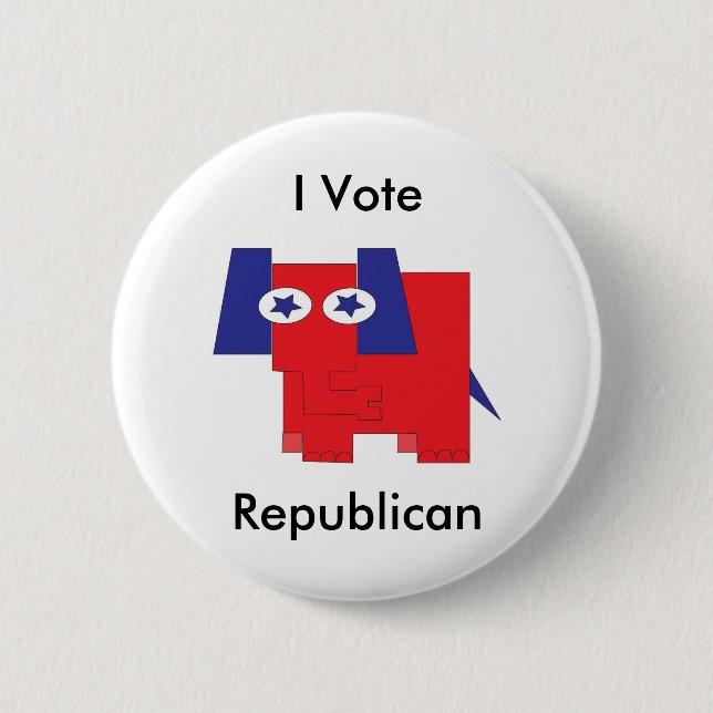 Chapa Redonda De 5 Cm Voto al republicano (Anverso)