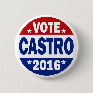 Chapa Redonda De 5 Cm Voto Castro 2016