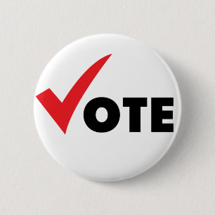 Chapa Redonda De 5 Cm Voto grande de la señal