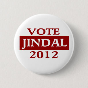 Chapa Redonda De 5 Cm Voto Jindal 2012 botones (escoja su tamaño!)