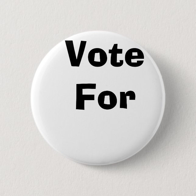 Chapa Redonda De 5 Cm Voto para (Anverso)