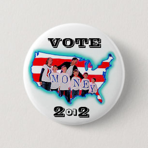 Chapa Redonda De 5 Cm Voto RMONEY 2012