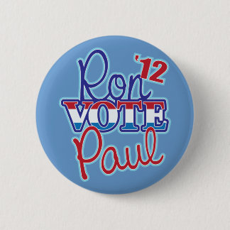Chapa Redonda De 5 Cm Voto Ron Paul '12