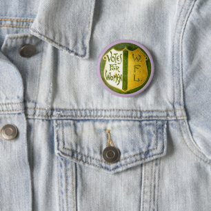 Chapa Redonda De 5 Cm Votos para la liga de la libertad de las mujeres