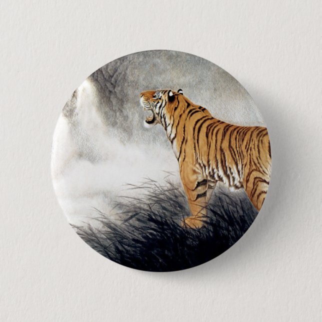 Chapa Redonda De 5 Cm Voz del tigre (Anverso)