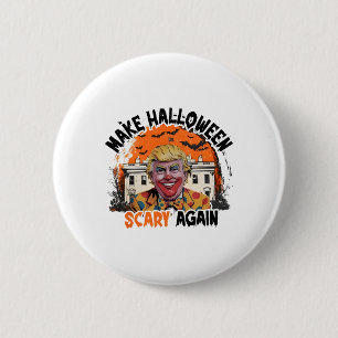 Chapa Redonda De 5 Cm Vuelve a hacer que Halloween sea aterrador Payaso