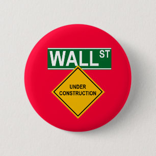 Chapa Redonda De 5 Cm Wall Street bajo construcción