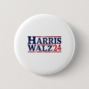 Chapa Redonda De 5 Cm Walz 2024 Elección Kamala Harris Tim Waltz 2024 16