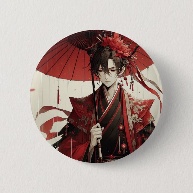 Chapa Redonda De 5 Cm Wandering Nobleman (Anverso)