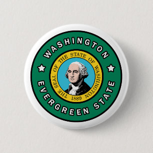 Chapa Redonda De 5 Cm Washington