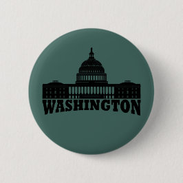 Chapa Redonda De 5 Cm Washington DC