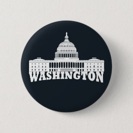 Chapa Redonda De 5 Cm Washington DC