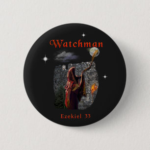 Chapa Redonda De 5 Cm Watchman