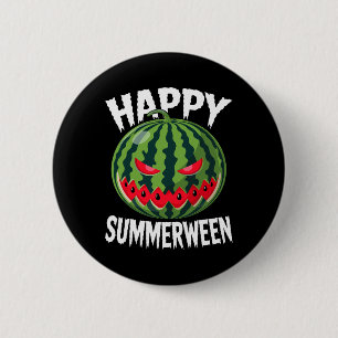 Chapa Redonda De 5 Cm Watermelon Jackolantern Summer Halloween Happy Sum