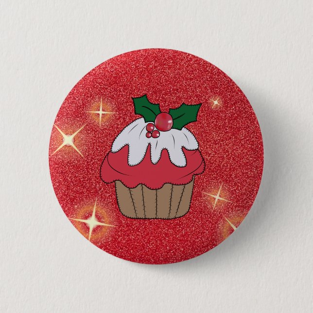 Chapa Redonda De 5 Cm Weihnachtsmuffin (Anverso)