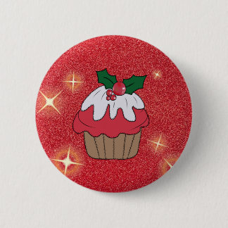 Chapa Redonda De 5 Cm Weihnachtsmuffin