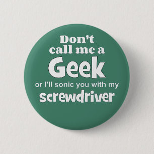 Chapa Redonda De 5 Cm Wf del destornillador geek