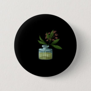 Chapa Redonda De 5 Cm Whimsigoth Apothecary Vase Classic