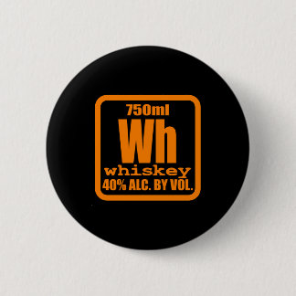 Chapa Redonda De 5 Cm Whiskey Bourbon Ayuda Regalo Camiseta Alcohol TShi