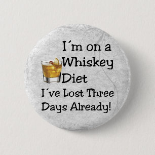 Chapa Redonda De 5 Cm Whiskey Diet