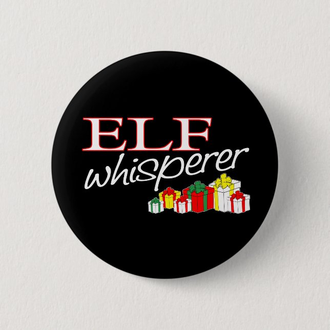 Chapa Redonda De 5 Cm Whisperer del duende (Anverso)