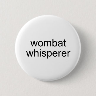 Chapa Redonda De 5 Cm whisperer del wombat