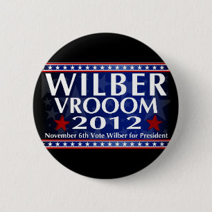 Chapa Redonda De 5 Cm Wilber para presidente Button