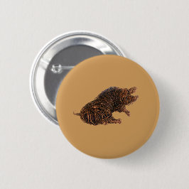 Chapa Redonda De 5 Cm Wilbur - un cerdo con discernimiento.