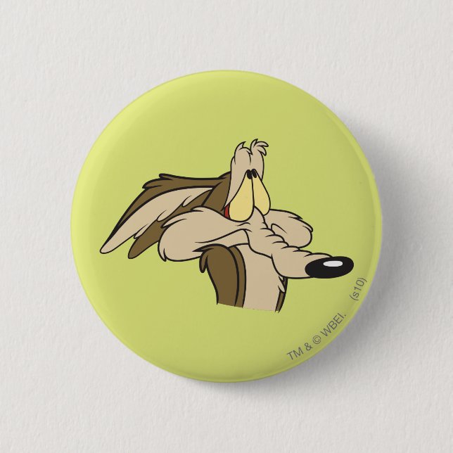 Chapa Redonda De 5 Cm WILE E. COYOTE™ Perdición Inminente (Anverso)