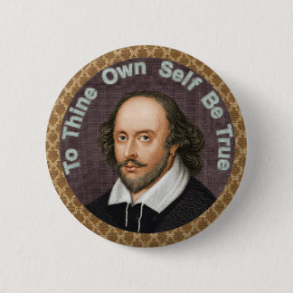 Chapa Redonda De 5 Cm William Shakespeare