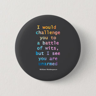 Chapa Redonda De 5 Cm William Shakespeare Pastel Te Veo Desarmado Q
