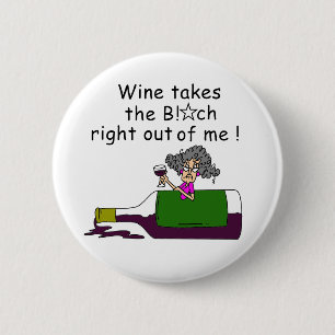 Chapa Redonda De 5 Cm Wine se funde conmigo