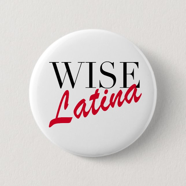 Chapa Redonda De 5 Cm Wise Latina (Anverso)