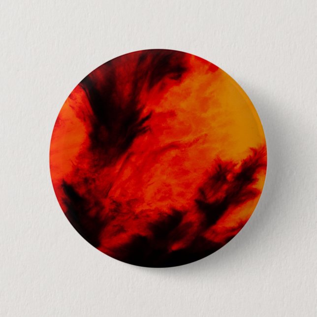 Chapa Redonda De 5 Cm Wispy Clouds - Naranja (Anverso)